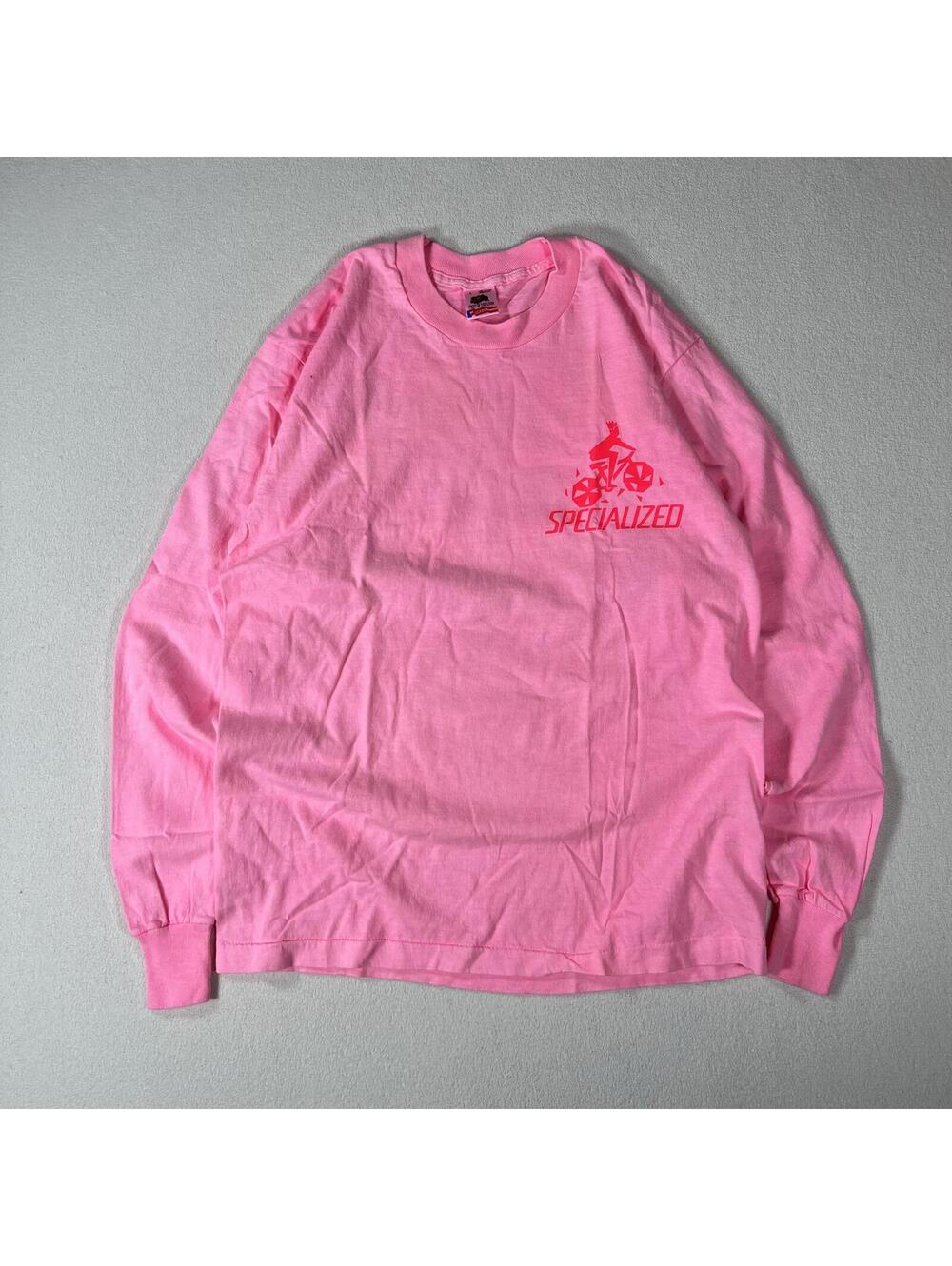 Vintage 90s Specialized Mountain Bikes Graphic Lonsleeve Tee